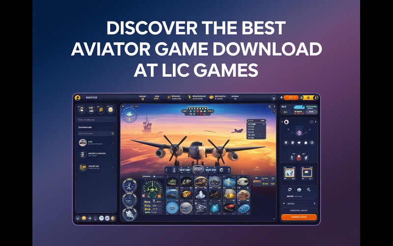 LIC games - Aviator game download Featured image