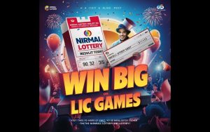 LIC games - nirmal lottery result today featured image